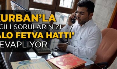 "alo Fetva Hattı" Kurban'da 2 Bin Soruyu Cevaplıyor