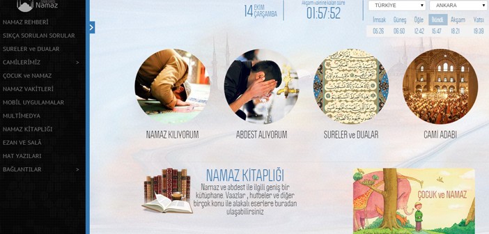 Diyanetten Online Namaz Portalı