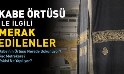 Kabe'nin Örtüsü Nerede Dikiliyor? Kaç Metrekare? Eskisi Ne Yapılıyor?