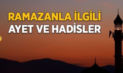 Oruç ve Ramazan İle İlgili Ayet ve Hadisler