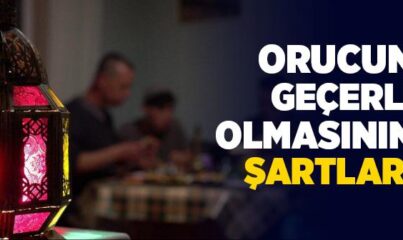 Orucun Geçerlilik Şartları