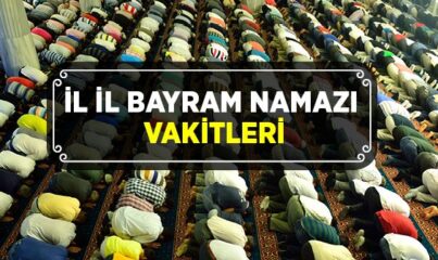 2016 Kurban Bayramı Namazı Saatleri