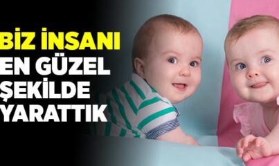 Biz İnsanı En Güzel Biçimde Yarattık Ayeti