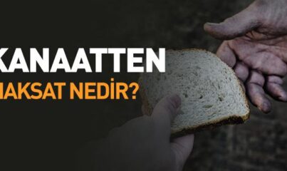 Kanaatten Maksat Nedir?