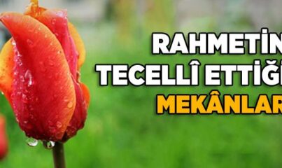 Rahmetin Tecelli Ettiği Mekanlar