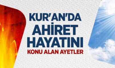 Ahiret ile İlgili Ayetler