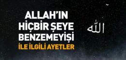 Allah’ın Hiçbir Şeye Benzemeyişi ile İlgili Ayetler