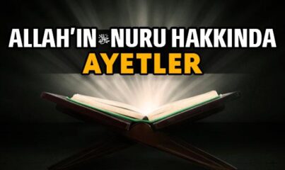 Allah’ın Nuru ile İlgili Ayetler