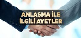 Anlaşma ile İlgili Ayetler