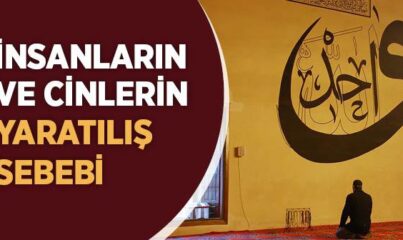 “Ben Cinleri ve İnsanları, Ancak Bana Kulluk Etsinler Diye Yarattım” Ayeti