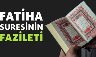 Fatiha Suresinin Fazileti