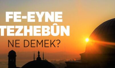 Fe Eyne Tezhebun Ne Demek?