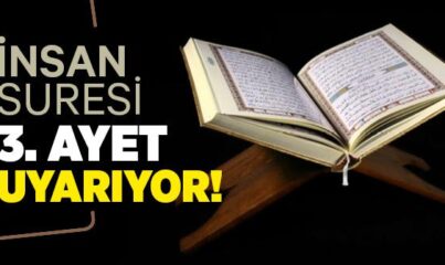 İnsan Suresi 3. Ayet Uyarıyor