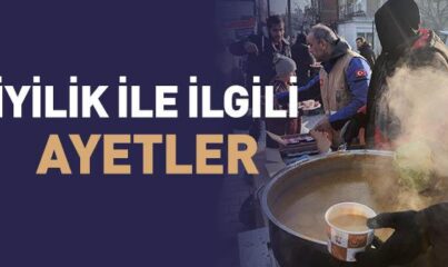 İyilik ile İlgili Ayetler