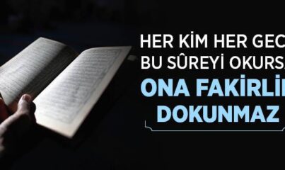 Vakıa Suresinin Faziletleri